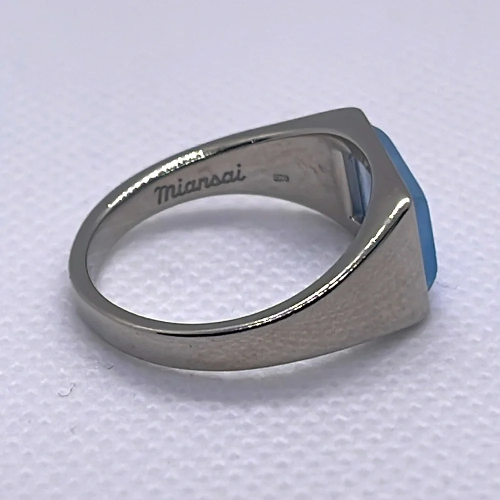 Miansai Chalcedony Ring Sterling Silver
